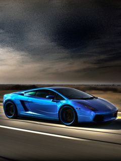 Lamborghini Gallardo Blu - wallpaper preview