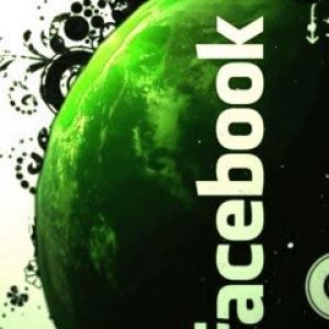 Design Astratto Verde di Facebook