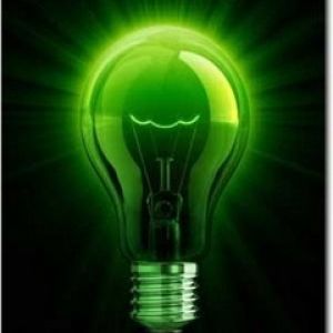 Design della Lampadina Verde