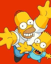Homer e Bart Simpson