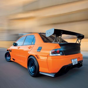 Auto da Corsa Arancione