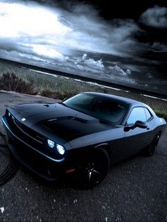 Dodge Challenger Nero - wallpaper preview