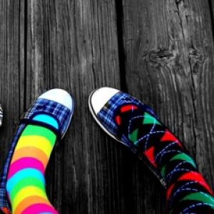Calzini e Scarpe Colorate