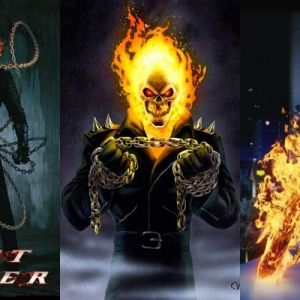 Scene d'azione di Ghost Rider