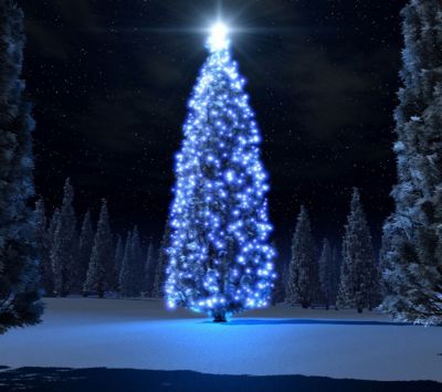 Albero di Natale Luminoso - wallpaper preview