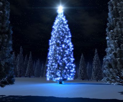 Albero di Natale Illuminato - wallpaper preview