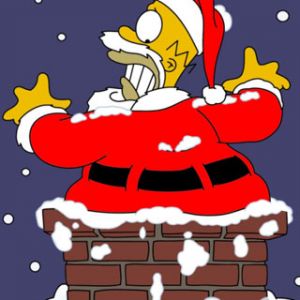 Divertimento Natalizio di Homer Simpson