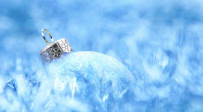 Palla di Natale Blu - wallpaper preview