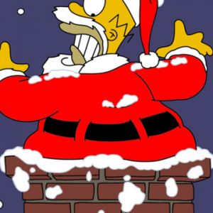 Divertimento Natalizio di Homer Simpson