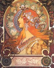 Ritratto di Donna Art Nouveau - wallpaper preview
