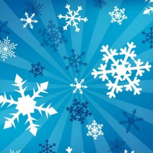 Sfondo di Fiocchi di Neve Invernali
