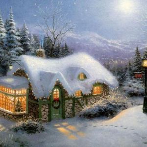 Accogliente cottage invernale