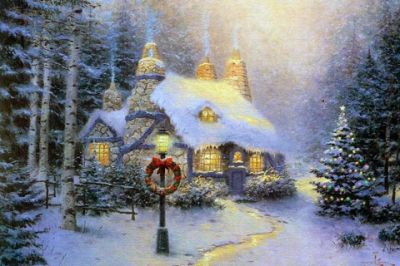 Cottage di Natale Accogliente - wallpaper preview