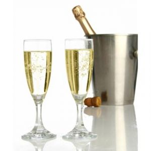 Celebrazione con Champagne