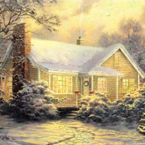 Accogliente cottage invernale