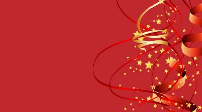 Decorazioni Festive Rosse e Dorate - wallpaper preview
