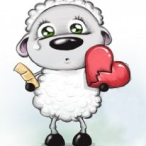 Pecora Carina con Cuore