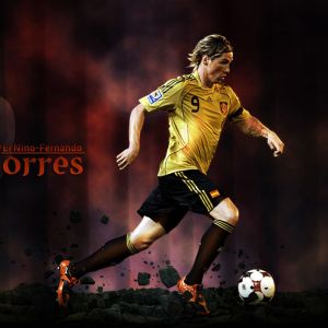 Azione di Fernando Torres nel Calcio