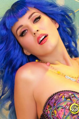 Capelli Blu Vivaci Glamour - wallpaper preview