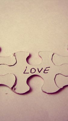 Pezzo di Puzzle con Amore