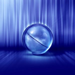 Sfera Astratta Blu