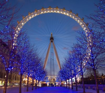 London Eye di Notte - wallpaper preview