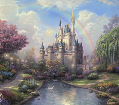 Castello Fantastico con Arcobaleno