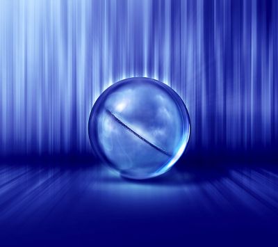 Sfera Astratta Blu - wallpaper preview