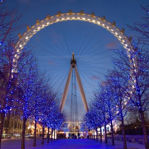 London Eye di Notte