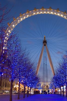 London Eye di Notte