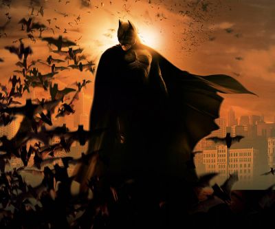 Batman Silhouette al Tramonto - wallpaper preview