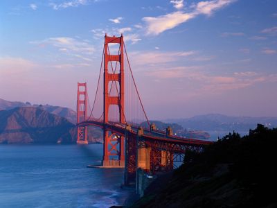 Golden Gate Bridge al Tramonto - wallpaper preview
