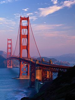 Golden Gate Bridge al Tramonto - wallpaper preview