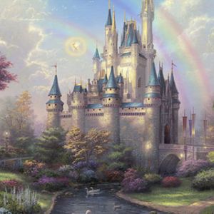 Castello Fantastico con Arcobaleno