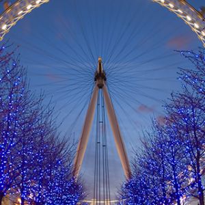 London Eye di Notte