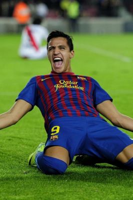 Alexis Sanchez Celebrazione del Gol - wallpaper preview