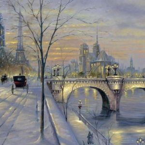 Serata Invernale a Parigi