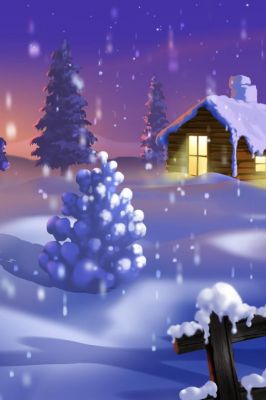Cabina Invernale - wallpaper preview