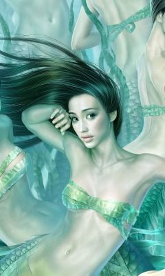 Incantevoli Sirene Sott'acqua - wallpaper preview
