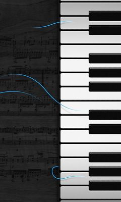 Tasti del Pianoforte e Note Musicali - wallpaper preview