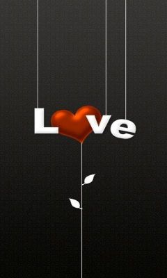 Tipografia Cuore Amore - wallpaper preview