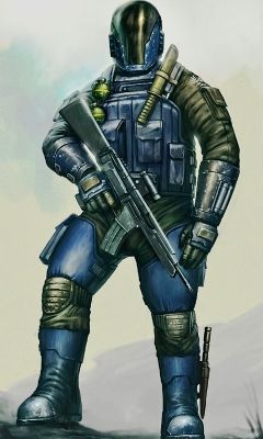 Soldato Futuristico - wallpaper preview