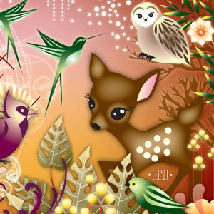 Animali Colorati del Bosco