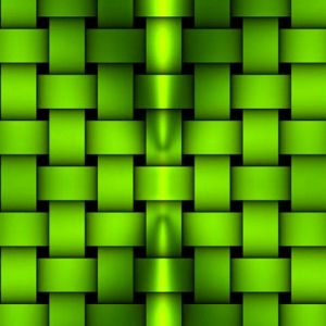 Pattern Intrecciato Verde