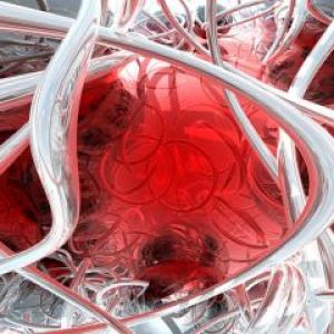 Design Astratto Rosso e Bianco
