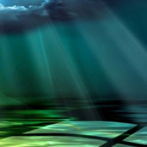 Luce Mistica Sopra l'Acqua