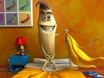 Personaggio Banana Divertente - wallpaper preview