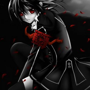 Personaggio Anime Fantasy Scuro