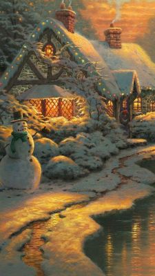 Accogliente Cottage di Natale - wallpaper preview