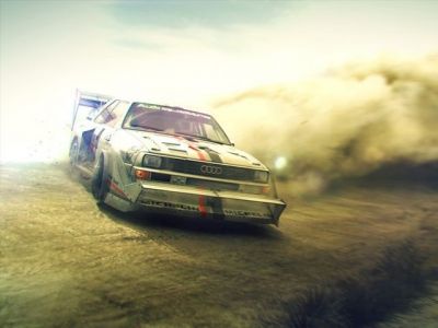 Audi Rally Car in Azione - wallpaper preview